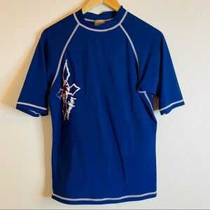 Local Motion Boys Rash Guard Blue Size: XL